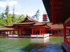 厳島神社の回廊